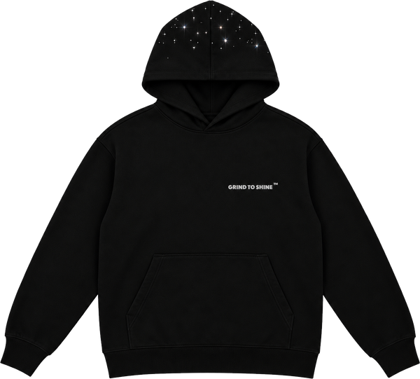 NOMARBLE CONSTELLATION HOODIE - BLACK CHARCOAL