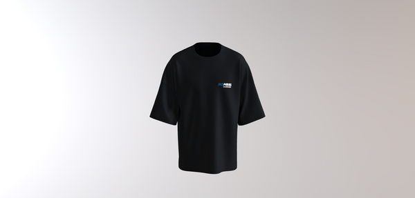 NOMARBLE OVERSIZED TEE - DEEP BLACK