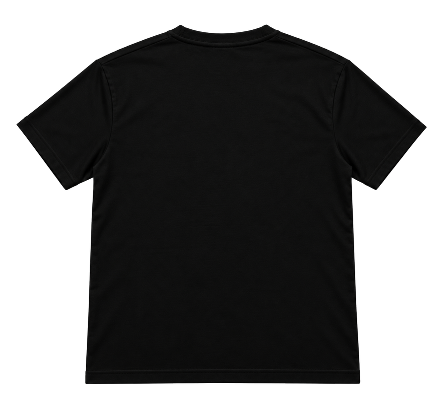 NOMARBLE T-SHIRT - DEEP BLACK (dos)