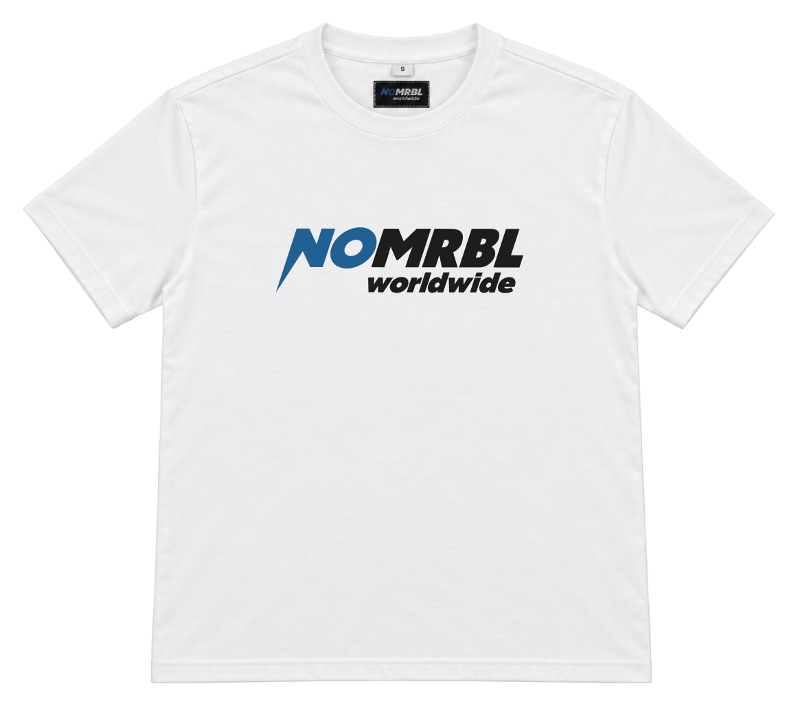 NOMARBLE T-SHIRT - PURE WHITE